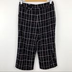 Alfani  Art Blossom Checkered Culotte Pants Size 4P Photo 7
