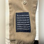 London Fog Size Large Tan Jacket Coat Double Collar Button Up Pea Coat Soft Photo 5