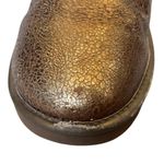 UGG  Classic Mini Metallic Sparkle‎ Bronze Boot Sz 8 Metallic Leather Cozy Winter Photo 4