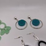 Dress Up Lot Of 4 Fun Women’s Costume Earrings Pierced Dangle Drop  Photo 4