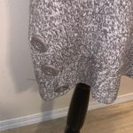 Heathered Brown cowl neck button detail sweater dress Size M Photo 3