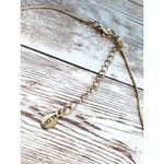 ALDO  Necklace Gold Tone Statement Bar Style Necklace Photo 2