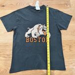Subdued Boston Bulldog Crew Neck Short Sleeve Tee in Marbled Black Gray Unisex Size undefined Photo 4