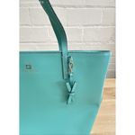 Kate Spade New York Aqua/Teal leather tote - Size M Photo 1
