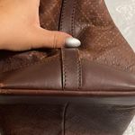 Gucci Vintage Tote Bag 247209 Diamante Shoulder Bag Brown Leather Photo 4