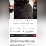 Lululemon Uba Hoodie Jacket insulated fleece panel Ivory
Size 4 Photo 9