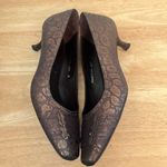 Donald Pliner vintage metallic small heel size 8 1/2 made in Spain Brown Photo 8