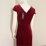 Feeling Flawless Burgundy Velvet V Photo 8