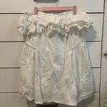 Free People  Have A Thing For You White Strapless Mini Dress Photo 1