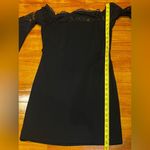 BB Dakota 'Desperado' Off-the-Shoulder Lace Mini Sheath Dress in Black Size 2 Photo 5