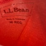 LL Bean Coral Midi Dress Size Medium – Casual & Comfortable Orange Photo 1