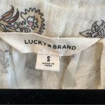Lucky Brand Cotton Gauze Paisley Print Tank Top Small Photo 1