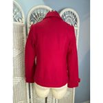 Old Navy Vintage 90s Bright Pink Wool Blend Peacoat Women's S Double Breasted Photo 9