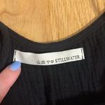 Stillwater Black Double Gauze Some Beachy Overalls Sz S Photo 1