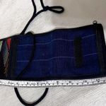 Mini Handmade Navy blue crossbody bag purse Guatemala woven wallet Photo 6