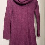 Wooden Ships Purple Cowl Neck Knit Sweater Dress Size S/M Photo 0
