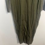 Diesel Dress Ribbed Maxi Button Detail in Khak size medium Photo 6