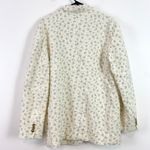 Mango  Holborn Floral 100% Linen Oversized Single Breasted Blazer Jacket Large Photo 6