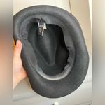 Banana Republic  100% Black Wool Fedora Hat Classic Vintage Style Unisex 2011 S/M Photo 13