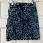 Milky Way Stretch Denim Miniskirt Photo 3