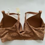 Aerie NWT  Wire Less Wireless Tan Nude Soft Bra Size 34C T shirt Light Padding Photo 3