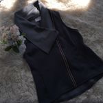 Calia Women’s Funnel neck Vest Zip Outdoor Workout Gray Blue Size Medium Photo 2