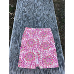 Jaclyn Smith  Classy Cute Skirt Size 10 Floral‎ Pink Beige Summer Spring Cottage Photo 5