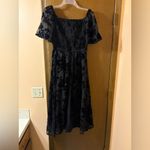 Baltic Born NWT  Mera Velvet Midi Dress in Black Photo 4