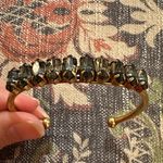 Elegant Gold and Green Women's Bracelet Size 6 Photo 3