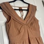 Old Navy Flutter-Sleeve Crochet Lace Tie-Back Top Pink Ruffle cottagecore Photo 5