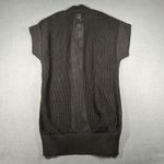 Time and Tru Womens S/M Black Crochet Ruana Open Front Cover Up NWT Photo 10