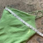 EXPRESS  Y2K Vintage Silk Brat Asymmetrical Drop Waist Fairycore Mini Dress Photo 5