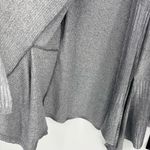 Clara Sun Woo Sheer Shimmer Drape Tunic Cardigan Size Small Silver NWT Photo 6