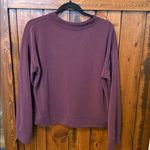 Seasoft crewneck sweatshirt athleta, Size L, Color is a deep Burgundy Photo 1