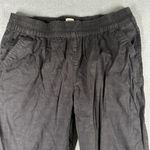 Levi's  Pants Womens L‎ Black Jogger Drawstring Elastic Waist Zipper Cuffs Casual Photo 3
