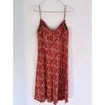 Ann Taylor Vintage Loft Womens Size 8 Red Paisley Babydoll Dress Y2K Fairy Boho Photo 1