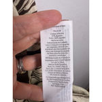 Abercrombie & Fitch Linen Blend Cutout Maxi Dress Brown Floral Print Polka Dot T Photo 3