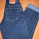 Levi’s Dark Wash High Waisted Mom Jeans Photo 0