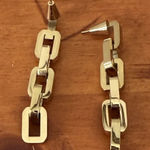 Eddie Borgo Timeless Supra Link Drop Earrings 12K Gold Plated NIP Elegant Photo 0