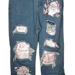 Christmas‎ Distressed Jeans Pink Size 28 Photo 0