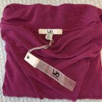 YA Los Angeles NEW!  Size LARGE Plum Purple Long Sleeve Cowl Neck Knit Dress Photo 3
