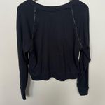 Paige Daytona Chain Trim Casual Pullover Sweatshirt Black Silver Size Large Photo 6