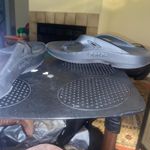 Oofos black sandals size 8 Photo 6