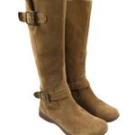 BOC Born on Comfort Tall Bohemian Style Suede Boots EUC $175 Size 6M S3053 Tan Photo 5
