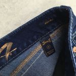 Seven7 Cropped Skinny Embroidered Pockets Double 7 sz 8 Photo 2