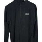 Mountain Hardwear 1/4 Zip Fleece Black Pullover W1491 Sz XL Photo 0