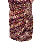 Alfani Abstract Ruched Bodycon Dress 12 Petite Drape Neck Office Party Dinner Photo 8