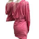 Decree Pink lightweight Hoodie Embellished T-Shirt size Small Photo 3