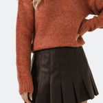 English Factory NWT  Round-neck Knit Sweater In Terracotta WOOL BLEND Photo 6