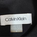 Calvin Klein Gold Button Tab Shoulders Belted Wide Leg Jumpsuit Black 6 Photo 10